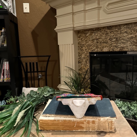 Mexican Talavera Photo Frame Freestanding Ceramic Picture Frame. - Picture 6 of 7